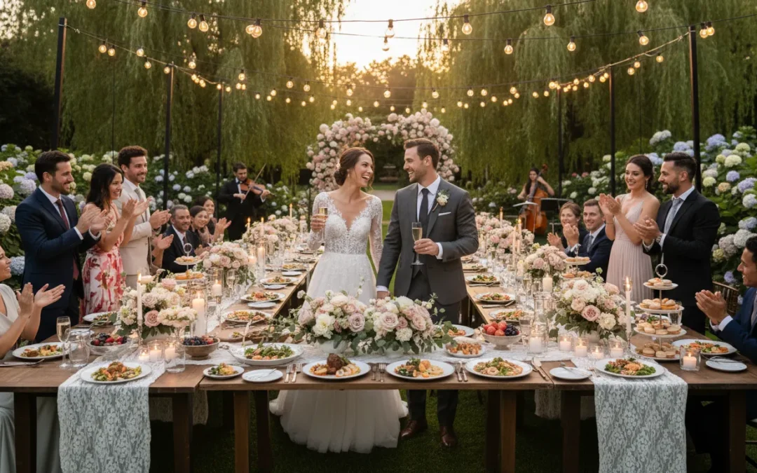 ¿Qué dar de comer en boda? Guía romántica para novias que sueñan con un banquete inolvidable